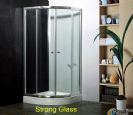 Tempered bathroom glass